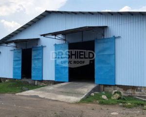 warna atap upvc dr.shield warna blue doff