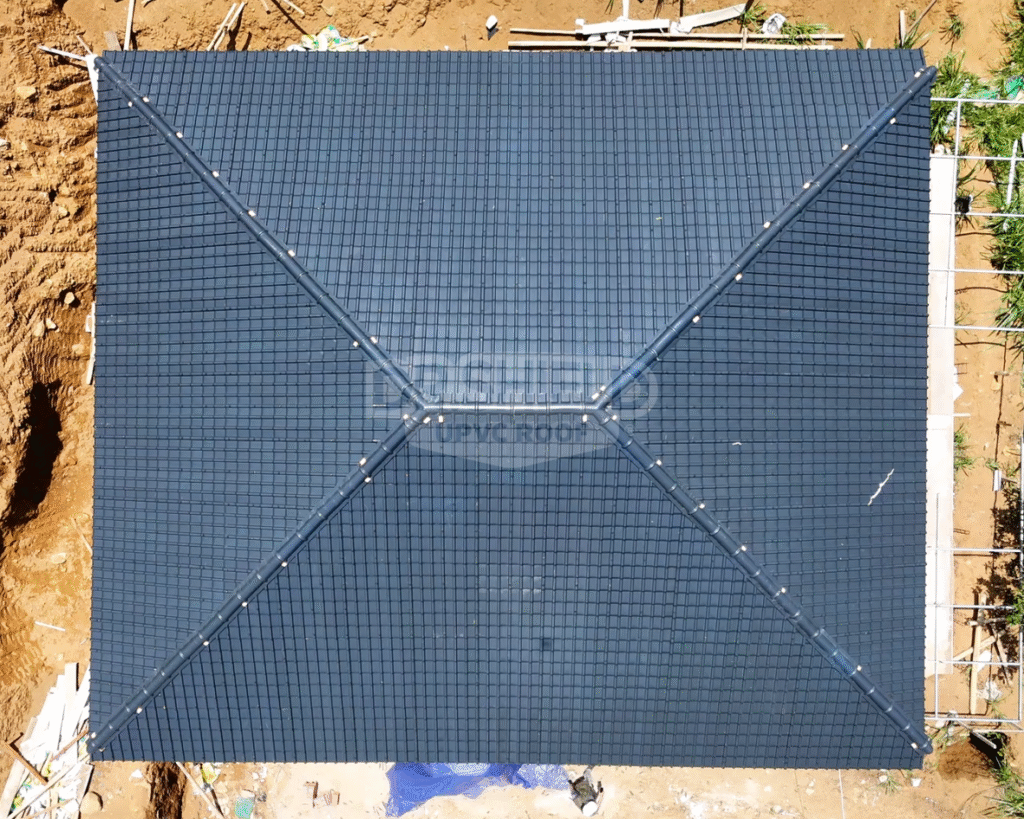 pasang atap cepat dengan genteng upvc lembaran