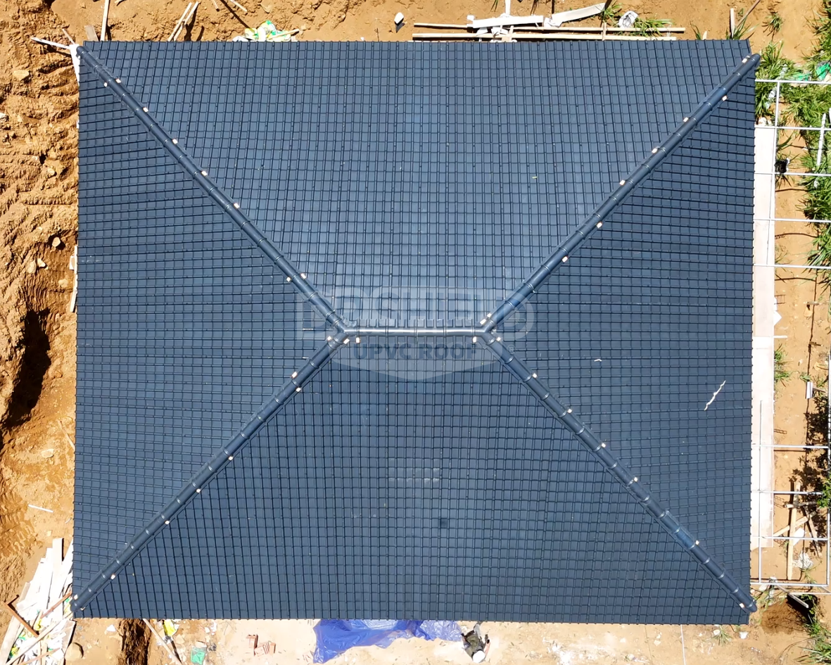 pasang atap cepat dengan genteng upvc lembaran