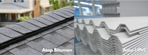 foto atap upvc vs bitumen