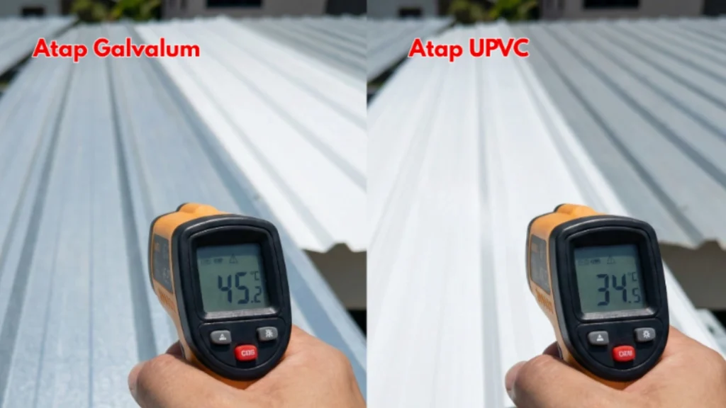 atap upvc vs galvalum