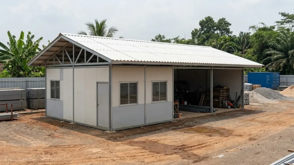 atap UPVC untuk bangunan sementara