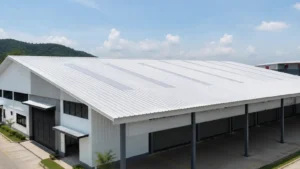 Atap dengan penggunaan atap UPVC