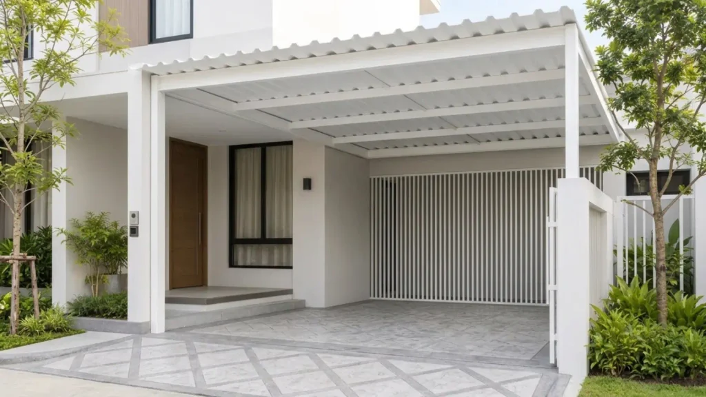 Atap UPVC untuk Garasi