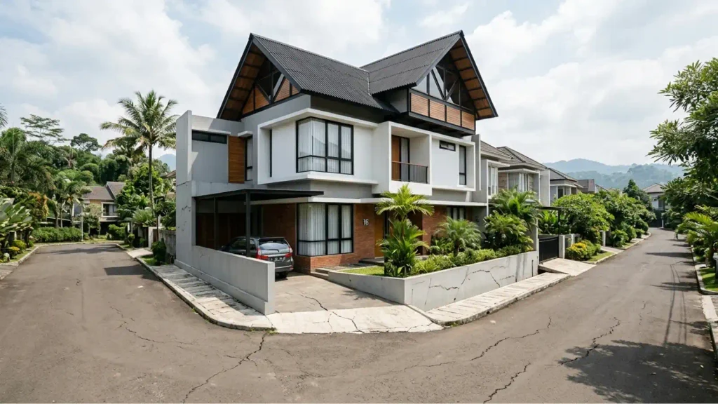 Rumah yang berada di kawasan megatrust