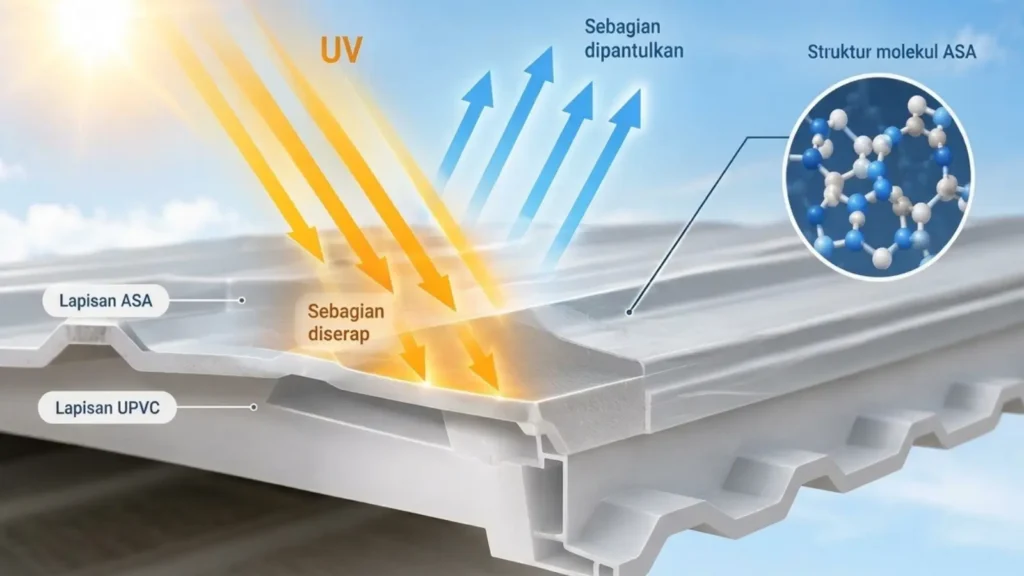 Lapisan ASA pada Atap UPVC