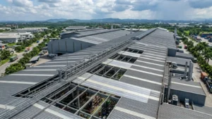 Material atap untuk bangunan industri