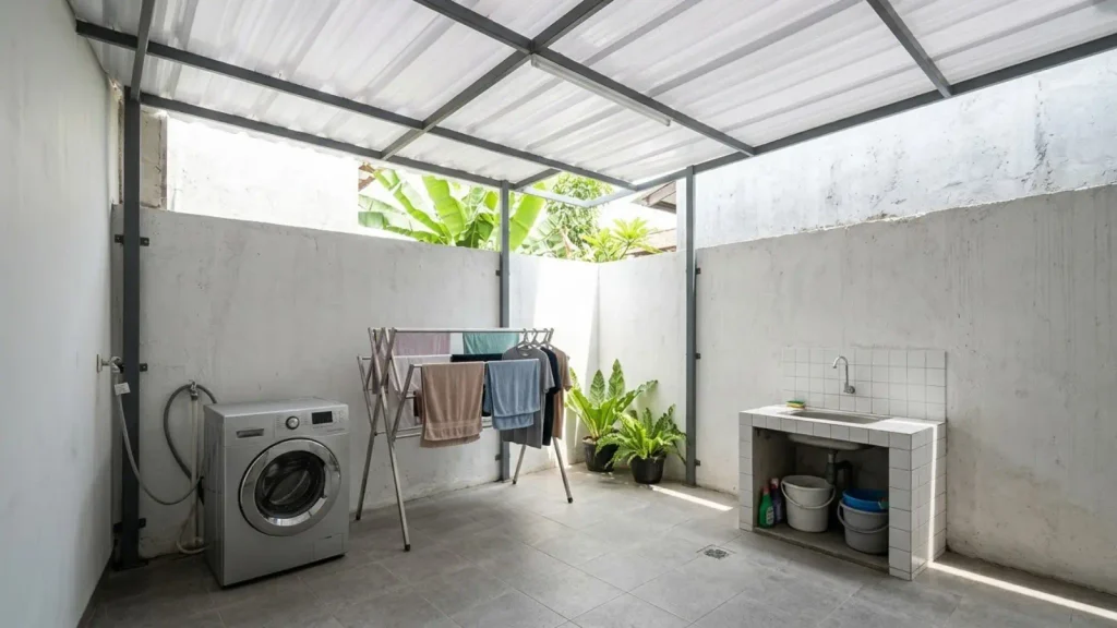 Area Jemur dan Laundry