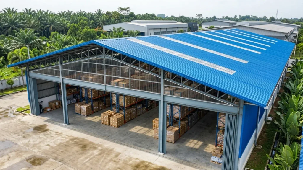 Atap UPVC DR.SHIELD untuk Gudang