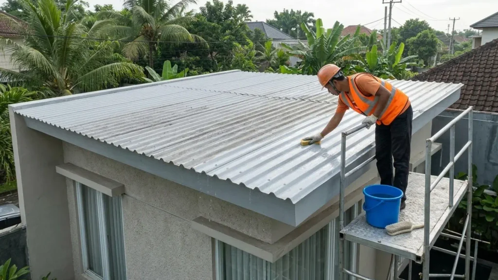 Cara Menjaga Tampilan Permukaan Atap UPVC