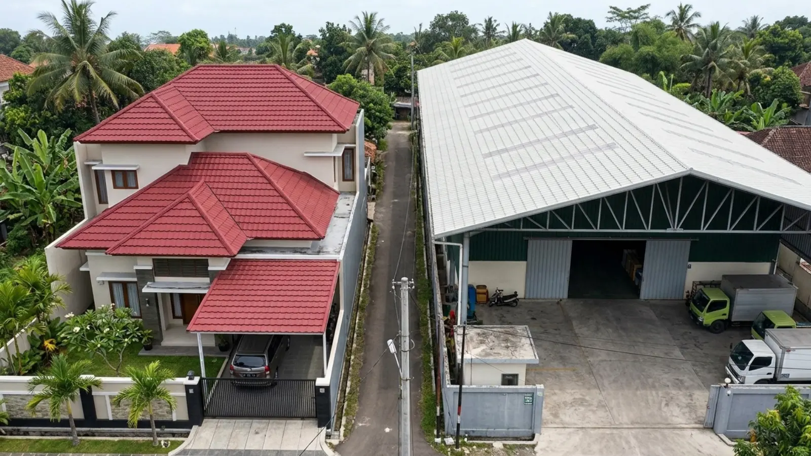 Perbedaan Kebutuhan Atap Rumah dan Bangunan Industri