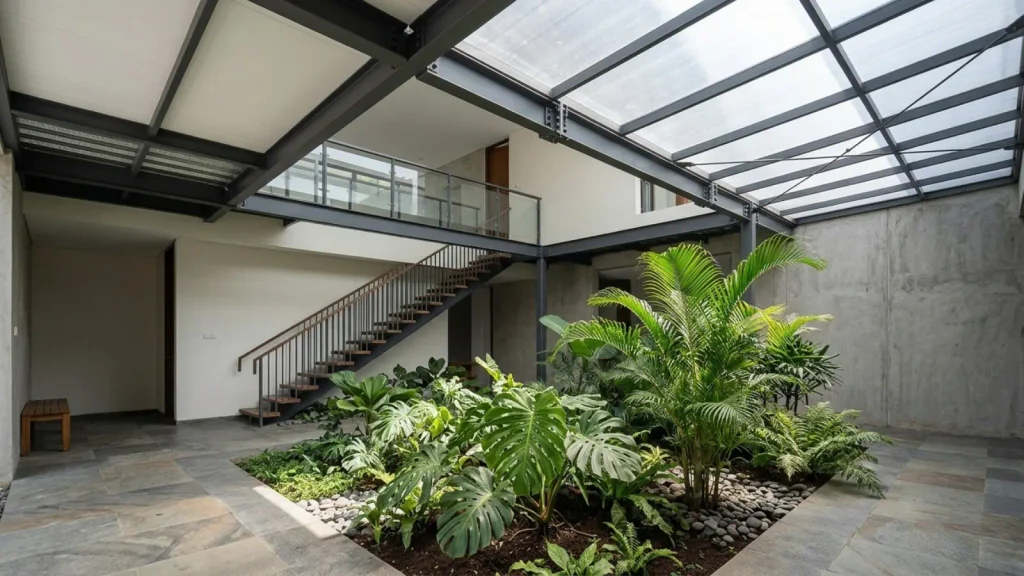 Taman Kecil dan Void Rumah