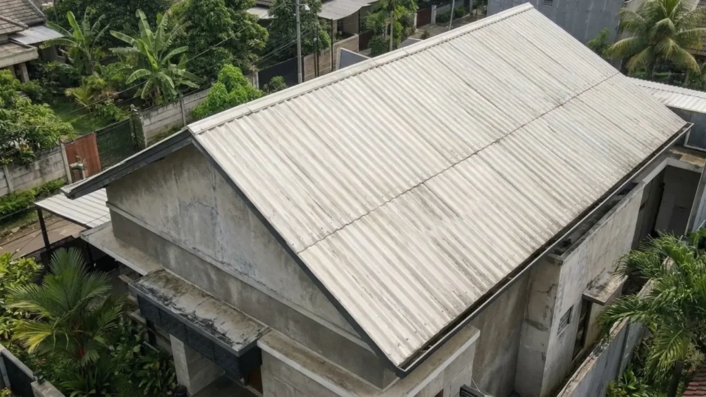 perubahan tampilan atap UPVC