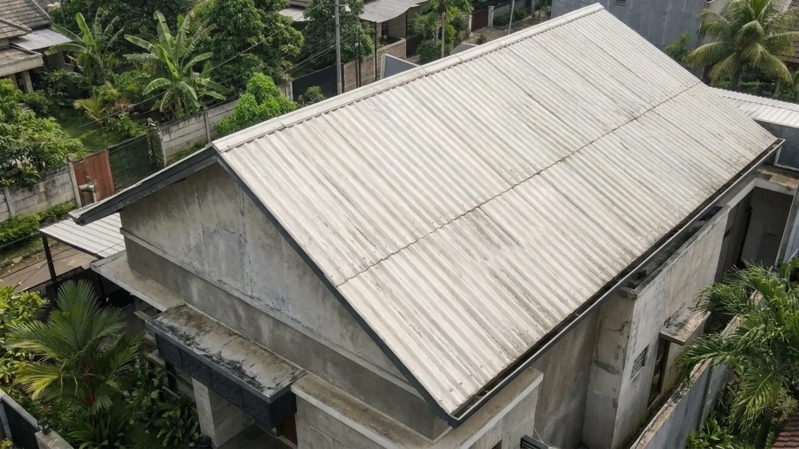 perubahan tampilan atap UPVC